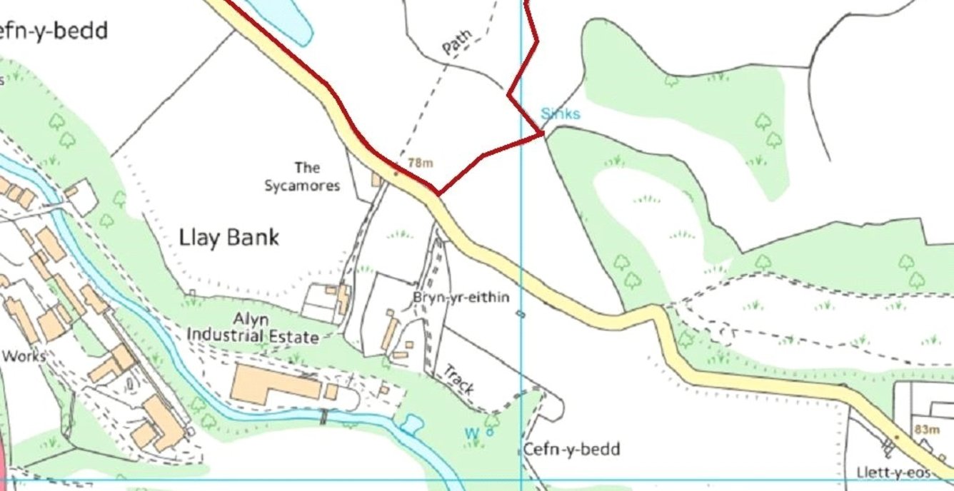 Land for sale in Land off Park Road, Llay Bank, Cefn y Bedd, Wrexham