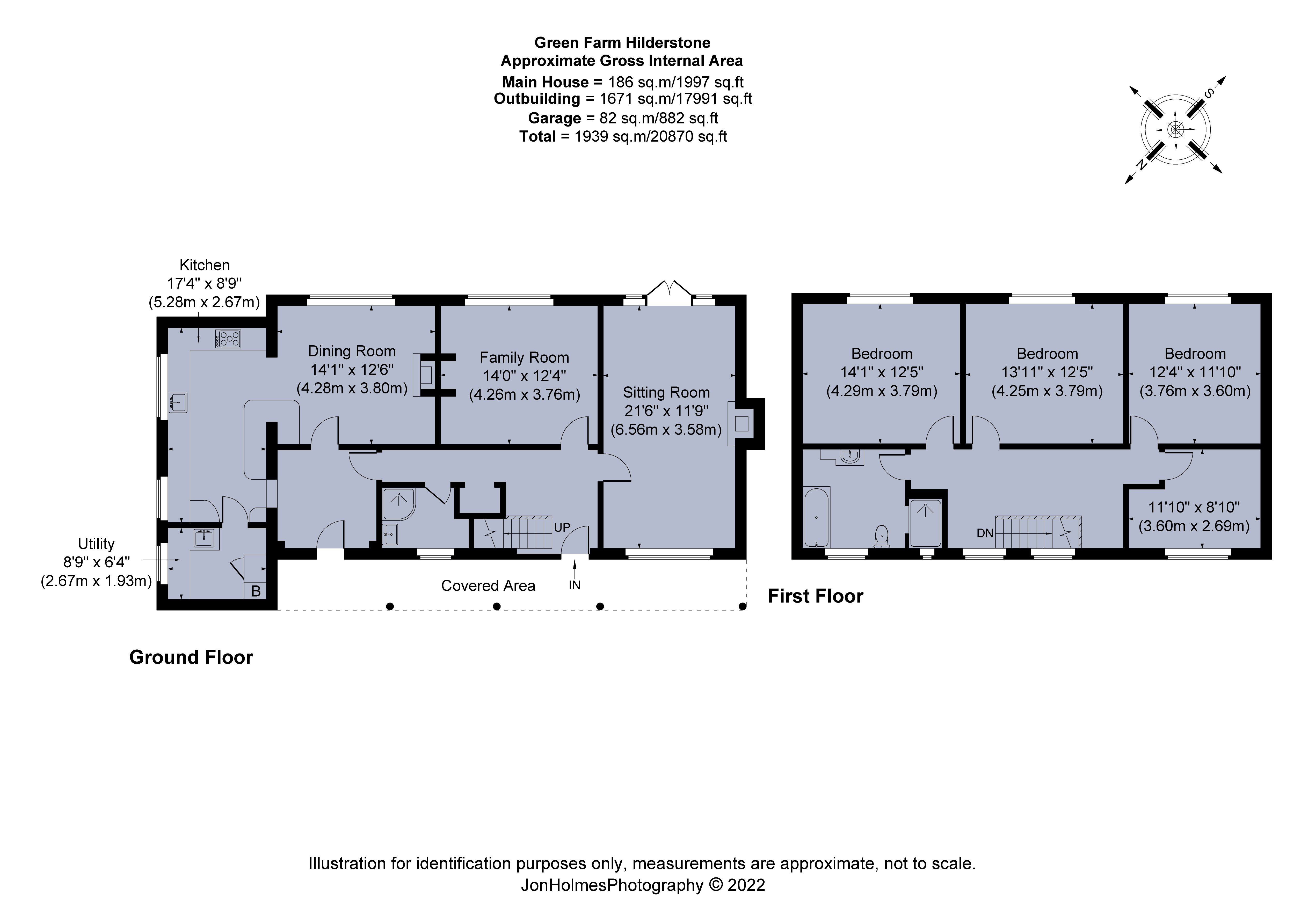4 bedroom Farm for sale in Green Farm, Cresswell Road, Hilderstone