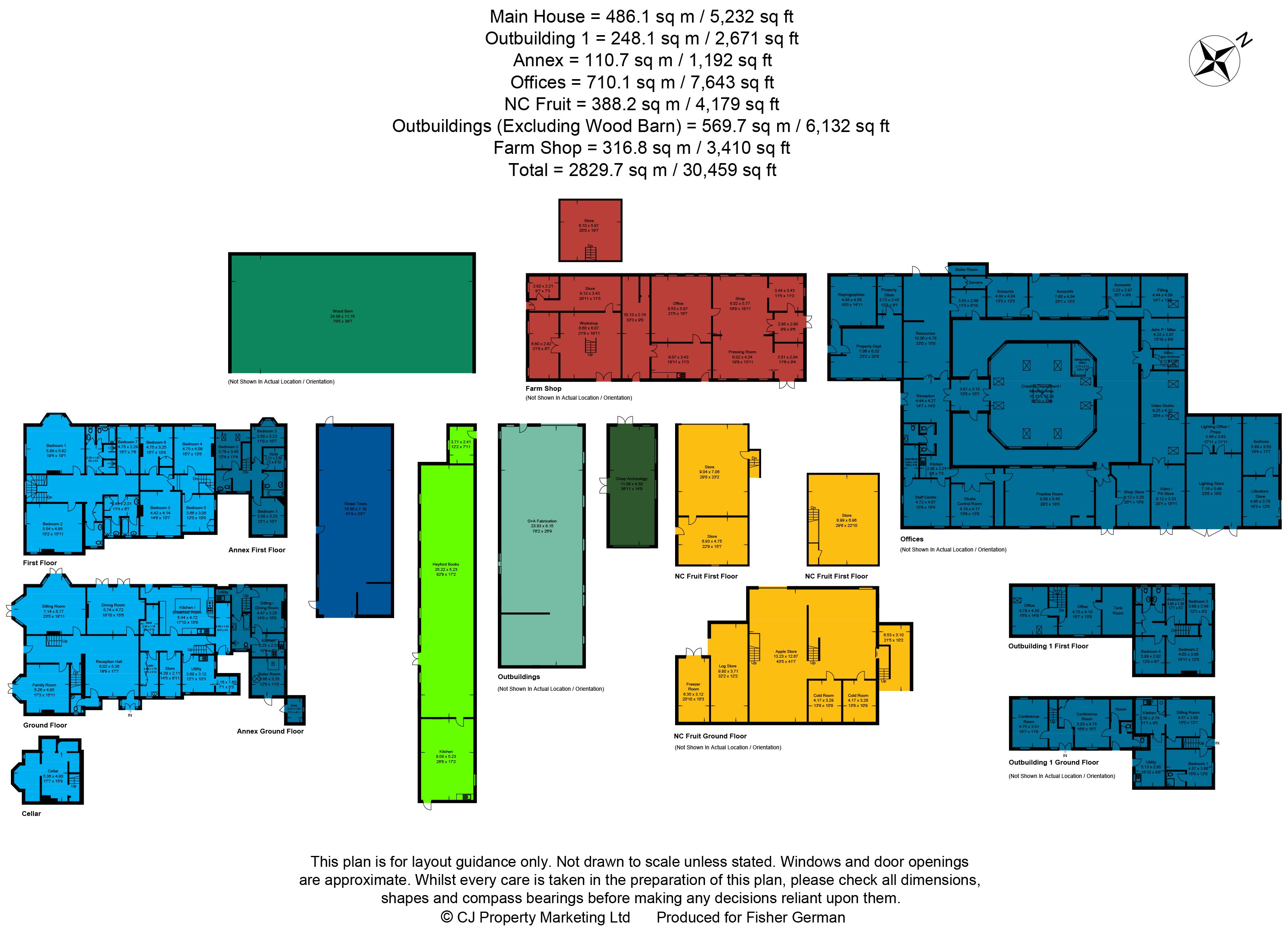 7 bedroom Farm for sale in Heyford Hills, Furnace Lane, Nether Heyford
