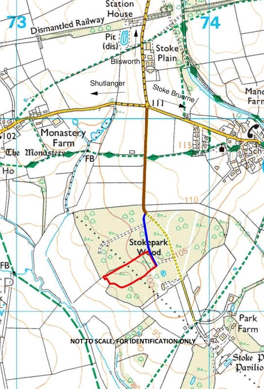 Land for sale in Land At Stoke Park Wood, Off Shutlanger Road, Stoke